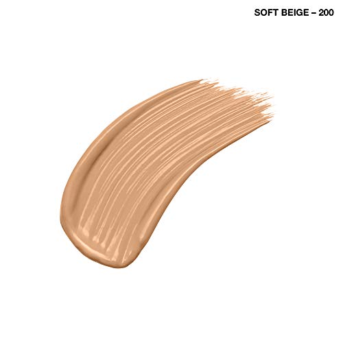 Rimmel London Stay Matte Liquid Mousse Foundation, Good Coverage and Oil-Free Formula, Soft Beige, 30 ml