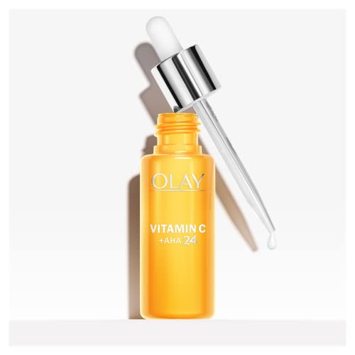 Olay Vitamin C + AHA24 Day Gel Serum With Vitamin C, AHA & Niacinamide For Bright And Even Skin Tone, 40ml