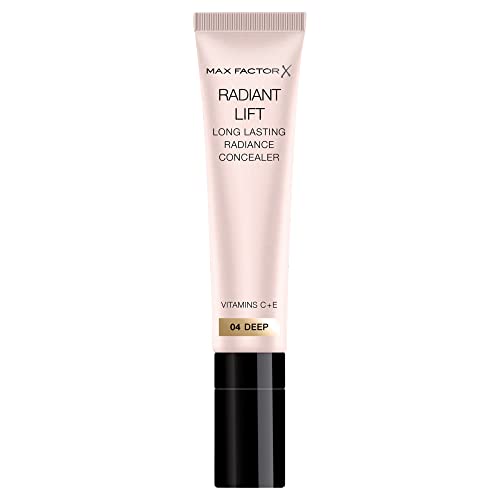Max Factor Radiant Lift Hydrating and Brightening Concealer, Vitamins C and E, Medium, 7ml