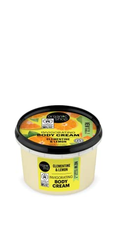 Organic Shop Invigorating Body Cream Clementine and Lemon (250ml)