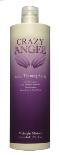 Crazy Angel Self Tanning Spray Midnight Mistress Extra Dark 13% DHA 1000ml