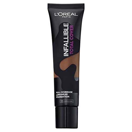 L'Oréal Infallible Total Cover Foundation, 32 Amber, 35 g