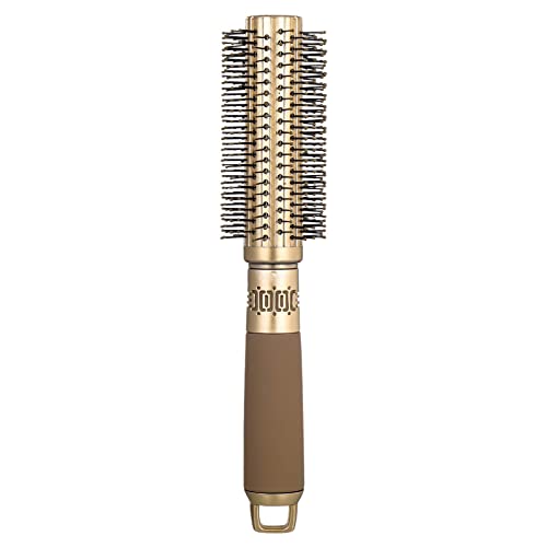 Skisneostype Round Barrel Hair Brush Blow Dry Drying Bristle, 23.5 CM High Temperature Resistant Nano Technology Ceramic Ionic Hairbrush, Boar Br