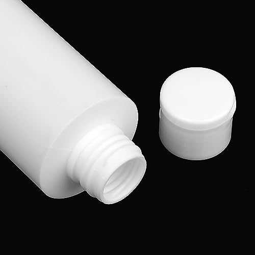 HIXNUG 3 Pieces Empty Bottle Plastic Refillable Bottle with Flip Cap Travel Bottles Toiletries Containers for Liquid Shampoo Lotion