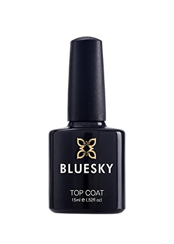 Bluesky Gel Nail Polish, Top Coat, 15 ml (Requires Curing Under UV/LED Lamp)