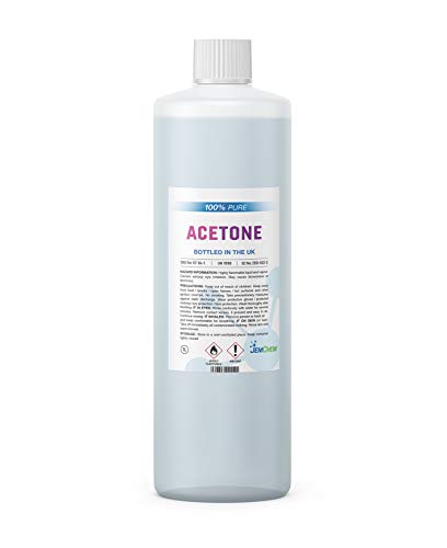 Acetone 1 Litre Acrylic Nail Remover Premium UV/LED Gel Nail Polish Remover
