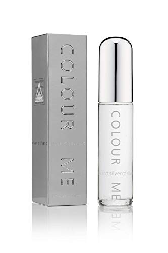 COLOUR ME Silver Perfume for Men. 50ml Eau de Toilette Men, Luxury Fragrance - Mens Aftershave, Long Lasting Fragrance for Men by Milton-Lloyd