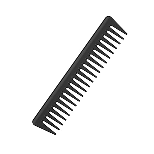 JeoPoom Carbon Comb, Compact Carbon Comb, Coarse Fine 2 Teeth, Break-Proof Anti-Static, Salon Hairdresser Hair Care Tools For Men And Women With
