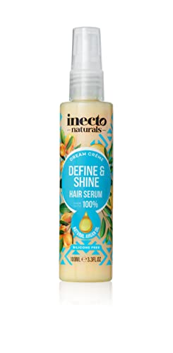 Inecto Argan Dream Creme Shine & Define Hair Serum 100ml, Nourishing Fatty Acids, Repairs & Revitalises Hair, Preserves Moisture Making Hair Silk