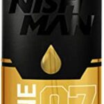 Nish Man After Shave Cologne Gold One 07, 400 ml – Nishman Relaxing Refreshing Aftershaving Spray Lotion Kolonya for Men–Contains citrus red tang