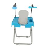 QITERSTAR Non Slip Pedicure Foot Rest, Adjustable Professional Foldable Pedicure Stand Adjustable Pedicure Nail Tool Nail Pedicure Supplies for H