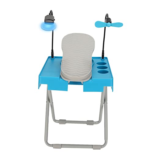 QITERSTAR Non Slip Pedicure Foot Rest, Adjustable Professional Foldable Pedicure Stand Adjustable Pedicure Nail Tool Nail Pedicure Supplies for H