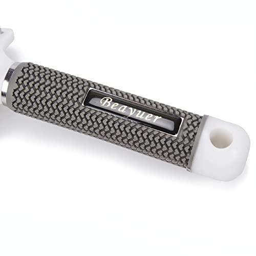 Beayuer Hair Detangling Brush Hair Comb, Professional Curved Vent Styling Faster Blow Drying, Paddle Detangler Hair Brushes Soft Bristles Glide T