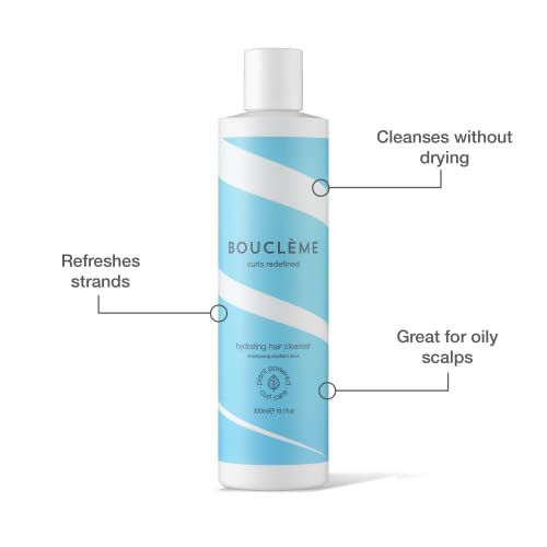 Bouclème - Hydrating Hair Cleanser - Cleansing Shampoo to Strengthen and Restore Hair - 98% Naturally Derived Ingredients and Vegan - 300ml