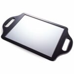 Kobe Regent Street - Professional Hairdresser's Two-Handled Salon Back held Mirror, ideal for home or salon use, lightweight and easy to hold and