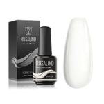 ROSALIND Nail Extension Gel 15ml Opal White 5 in 1 Builder White Gel UV LED Quick Building Poly Extension Gel Nails Art DIY Manicure at Home for