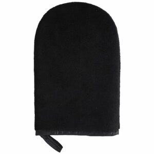 Aimfact Tanning Mitt for Self-Tanning Application, Double Sided Velvety Soft Fake Black Mitt Applicator Washable and Reusable Streak-Free Tan Glo
