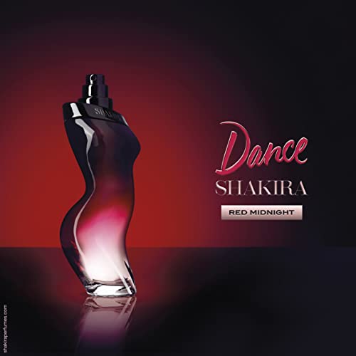 Shakira Perfumes - Dance Red Midnight by Shakira for Women - Long Lasting - Sexy, Elegant and Femenine Fragance - Sweet and Bold Notes - Ideal fo