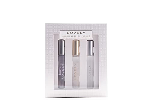 Sarah Jessica Parker x3 10ml Roller Ball Set, Lovely 10ml, Born Lovely 10ml & Sheer 10ml