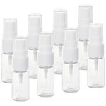 Prmape 8 Pieces Spray Bottles 10ml Mini Spray Atomizer Empty Bottles Clear Fine Mist Spray Bottles Perfume Atomiser for Cosmetic, Perfume, Cleani