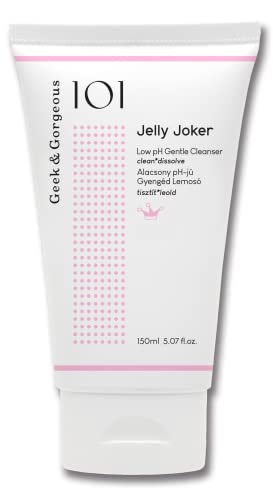 Geek & Gorgeous Jelly Joker - gentle, hard-working cleanser, dissolves (water-soluble) makeup - all skin types including sensitive, 150ml