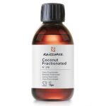 Naissance Liquid Fractionated Coconut Oil (No. 218) - 250ml - 100% Pure Natural for Skin, Hair, Lip Gloss, DIY Beauty Recipes, Aromatherapy, Mass