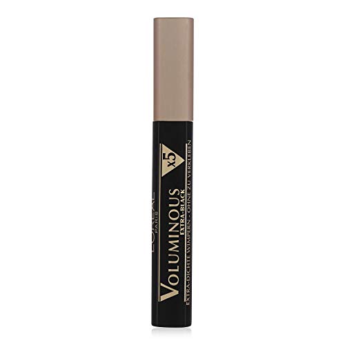 L'Oreal Paris Voluminous Mascara Carbon Black, Visibly Thicker Looking Lashes, Suitable for Sensitive Eyes