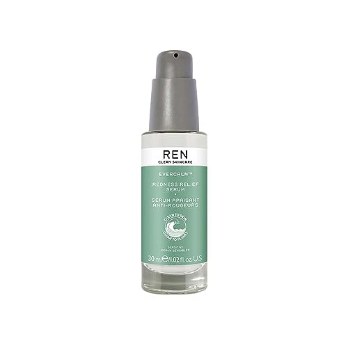 REN Clean Skincare Evercalm™ Redness Relief Serum | Fast -Acting to Reduce & Relieve Redness | Calm Sensitive Skin | Step 2: Treat