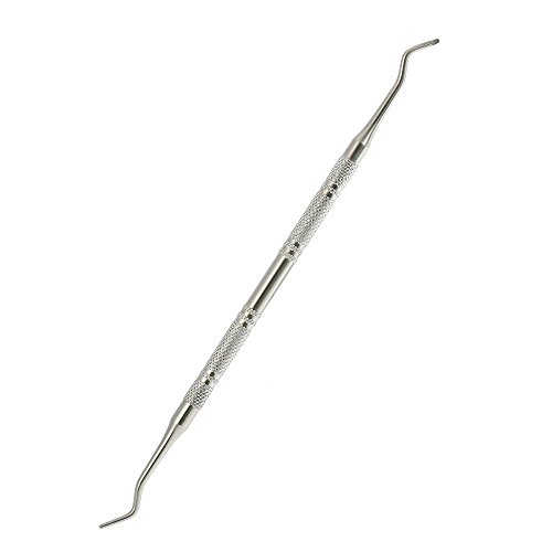 Anself Toenail Ingrowing Cleaner Double-ended Ingrown Toenails Lifter File Podiatry Stainless Steel Nail Care Chiropody Tool