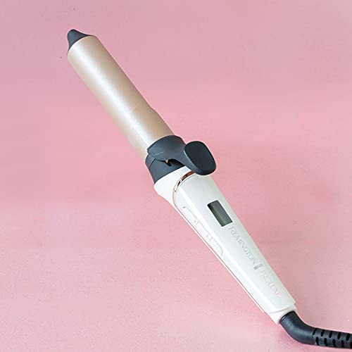 Remington Proluxe Large Barrel Curling Hair Tong, 32 mm Barrel with OPTIheat Technology for Longer Lasting Styles, CI9132, Pearl