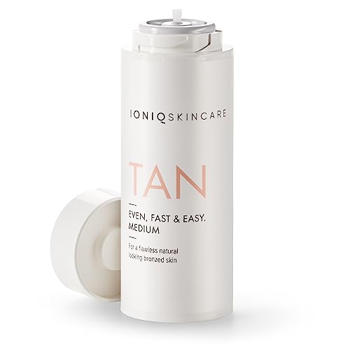 IONIQ Skincare TAN Medium Cartridge - Premium self-tanning for a streak-free, natural glow in 3 minutes lasting up to 2 weeks - Vegan, nourishing