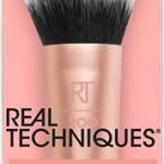 Real Techniques Mini Travel Size Expert Face Makeup Brush for Foundation (Packaging and Handle Colour May Vary)