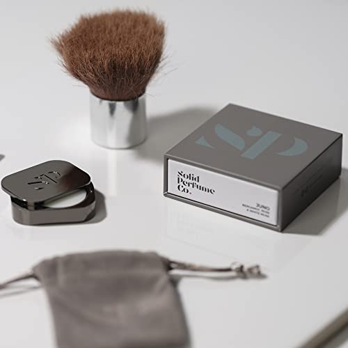 Solid Perfume For Women (8 gm) Luxurious Fragrance Of JUNO - Bergamot, Rose & White Musk, Alcohol Free & Paraben Free, Refillable Travel Pocket P