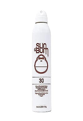 Sun Bum Mineral Sunscreen Spray, SPF 30, Broad Spectrum UVA/UVB Protection, Hypoallergenic, Paraben Free, Gluten Free, Vegan, 1 Count