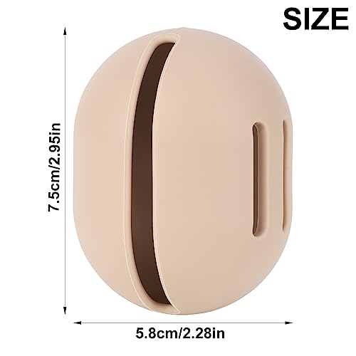 Fuyamp Makeup Sponge Holder Silicone Beauty Blender Holder Travel Case Washable Reusable Makeup Blender Cosmetic Sponge Container for Home