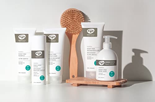 Green People Scent Free Shampoo 200ml| Natural & Organic Sensitive Shampoo | Ultra-Gentle Shampoo for All Hair Types & Sensitive Scalp | SLS Free