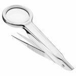 First Aid Only Tweezers with Magnifier, Max. 4.5X Magnification, P-100111 Units