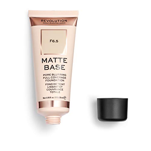 Makeup Revolution, Matte Base, Foundation, F2, 28ml