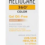 Heliocare 360 Colour Gel Oil-Free Bronze SPF50+ 50ml / Sunscreen For Face/Daily UVA UVB Visible Light Infrared-A Anti-Ageing Sun Protection/Matte