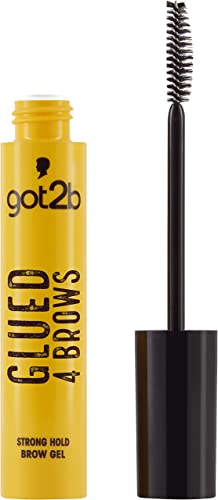got2b Eyebrow Gel Glued 4 Brows, Transparent and Long-Lasting Eyebrow Mascara Shapes Brows, Eyebrow Gel with Vegan Formula, 16 ml