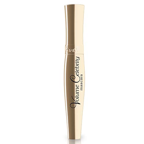 Eveline Cosmetics Volume Celebrities Thickening and Lengthening Eyelash Extension Mascara | 7 ML | Rebuilding Strengthening Eyelash Serum | Jojob