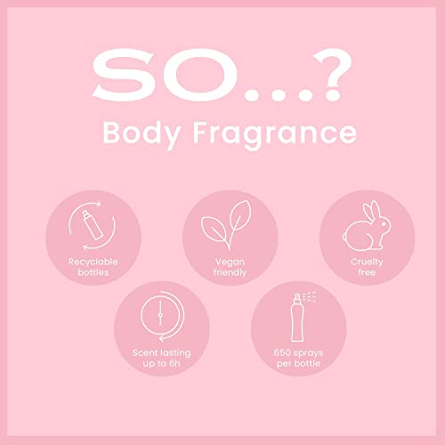 So…? Kiss Me Body Fragrance Spray Bundle 75ml (Pack of 6)