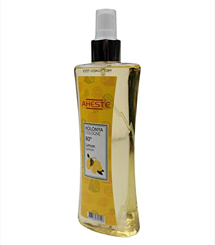AHESTE LEMON COLOGNE AFTERSHAVE TURKISH KOLONYA PUMP SPRAY 250ML