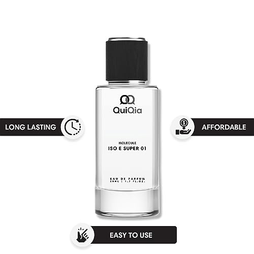 Molecules 01 Inspired - ISO E Super Pheromone Included Perfume Spray - For Men, Women, Unisex Fragrance - Eau De Parfum Scent - Cedarwood Velvety