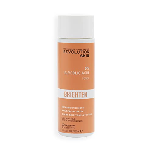 Revolution Skincare London, 5% Glycolic Acid, Toner, 200ml (Packaging may vary)