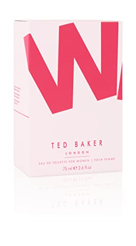 Ted Baker W EDT with Sweet Top Notes of Fig Leaf, Peony and African Violet and Rich and Sophisticated Base Notes of Vanilla and Cedar, Glass Bott