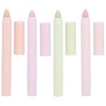 Mini Solid Perfume Stick, Light Fragrance Long Lasting Pocket Solid Perfume, Pen Shape Essential Oil Solid Perfume for Women, 1.8g/0.06oz x 4