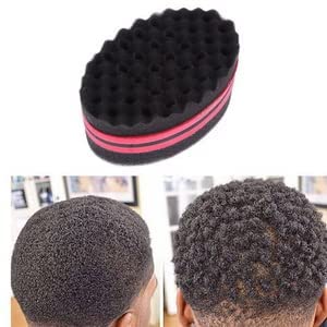 kuou 2 Pcs Hair Sponge, Curl Sponge Afro Sponge Hair Sponge for Twists and Dreads Hair Twist Sponge Curling Sponge for Afro Hair