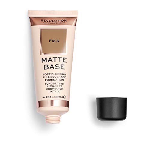 Makeup Revolution, Matte Base, Foundation, F2, 28ml