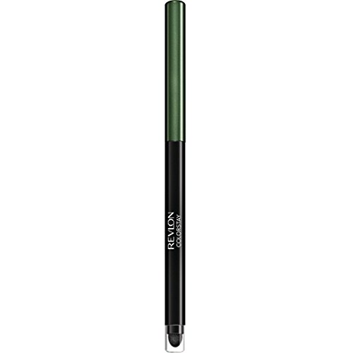 Revlon ColorStay Pencil Eyeliner with Built-in Sharpener, Waterproof, Smudgeproof, Longwearing Eye Makeup with Ultra-Fine Tip, Charcoal (204)